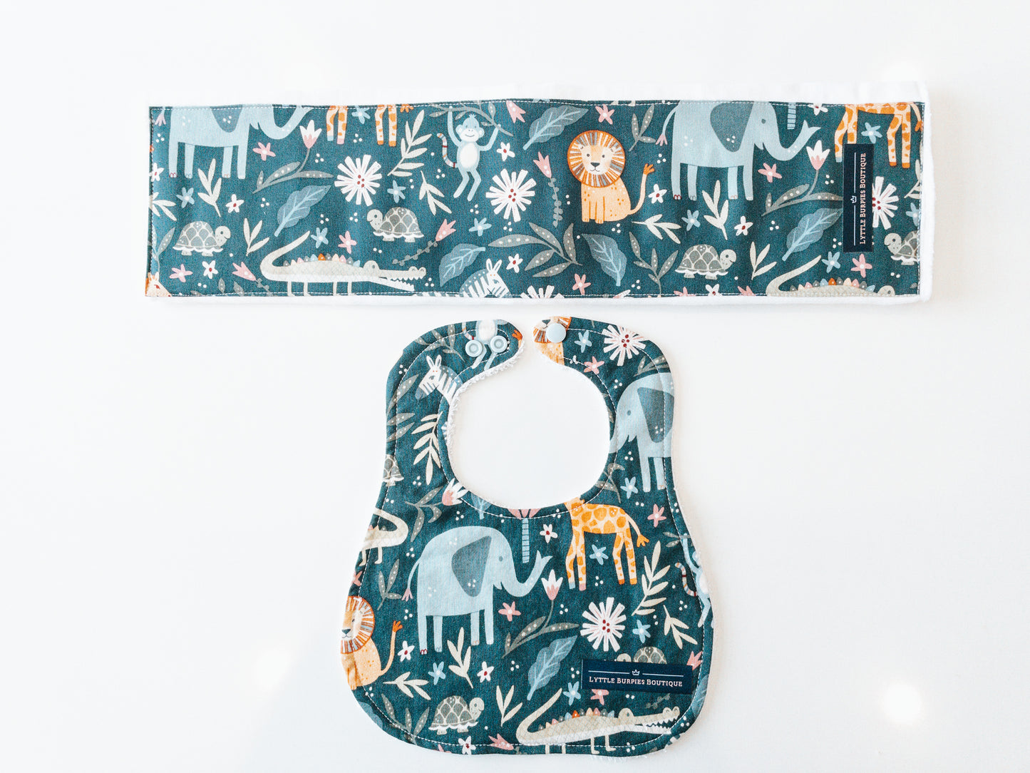 Bib & Burp Cloth Set