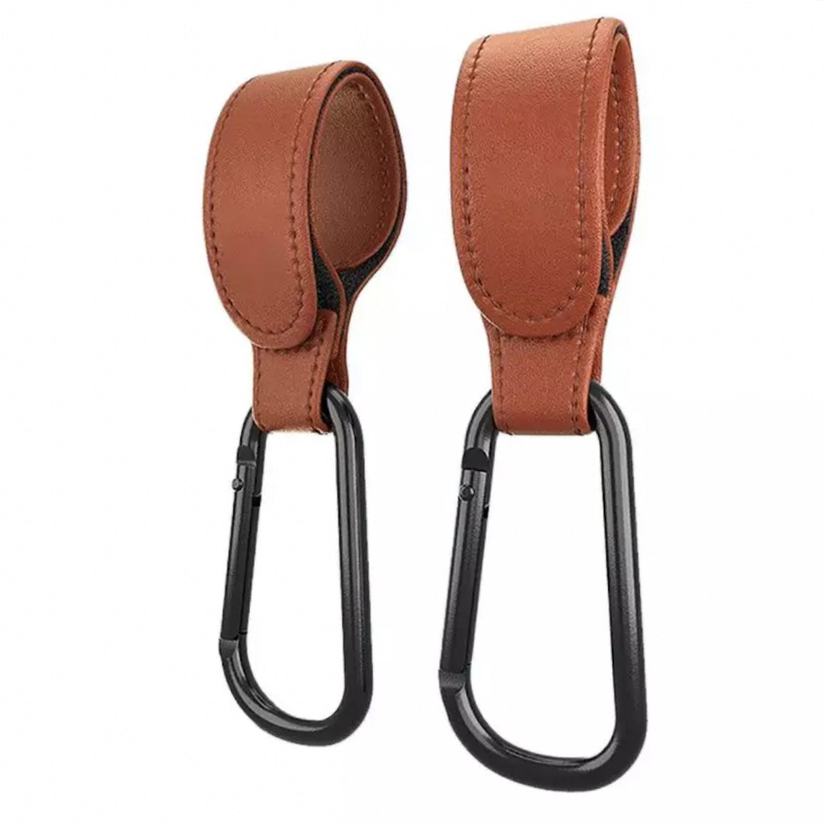 Leather Stroller Hooks For Diaper Bag